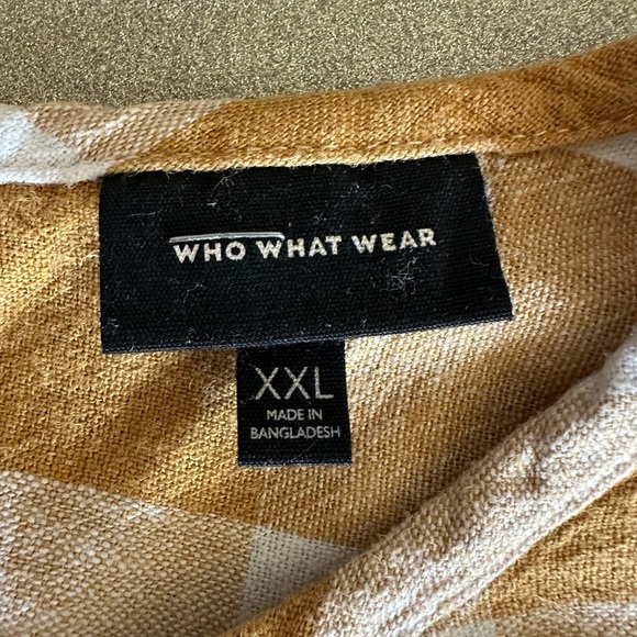 Who What Wear Plus Size Balloon Elbow Sleeve Popover Blouse (450) - Picture 13 of 14